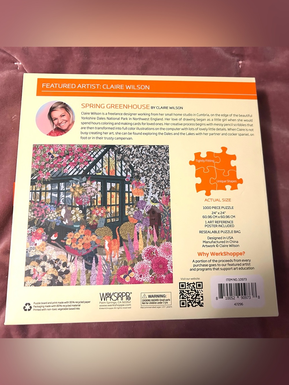 Werkshoppe Spring Greenhouse 1000 Piece Puzzle - Picture 2 of 3